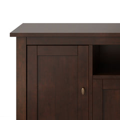 Warm Shaker 72" TV Media Stand - Russet Brown