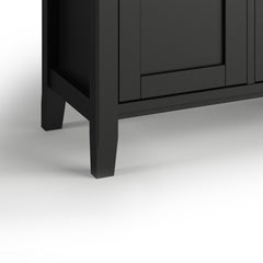 Warm Shaker 72' TV Media Stand - Black
