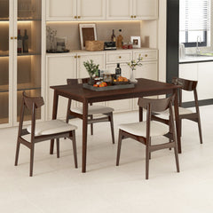 48 Inches Wooden Dining Table for 4 People