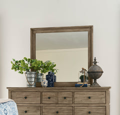 43" Orchard Grey Beveled Mirror