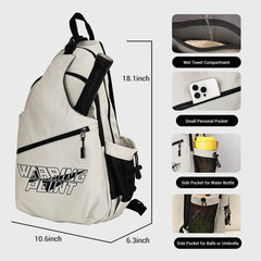 Pickleball Sling Bag - Grey