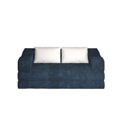 3 Seat Folding Floor Couch & King Size Bed Mattress