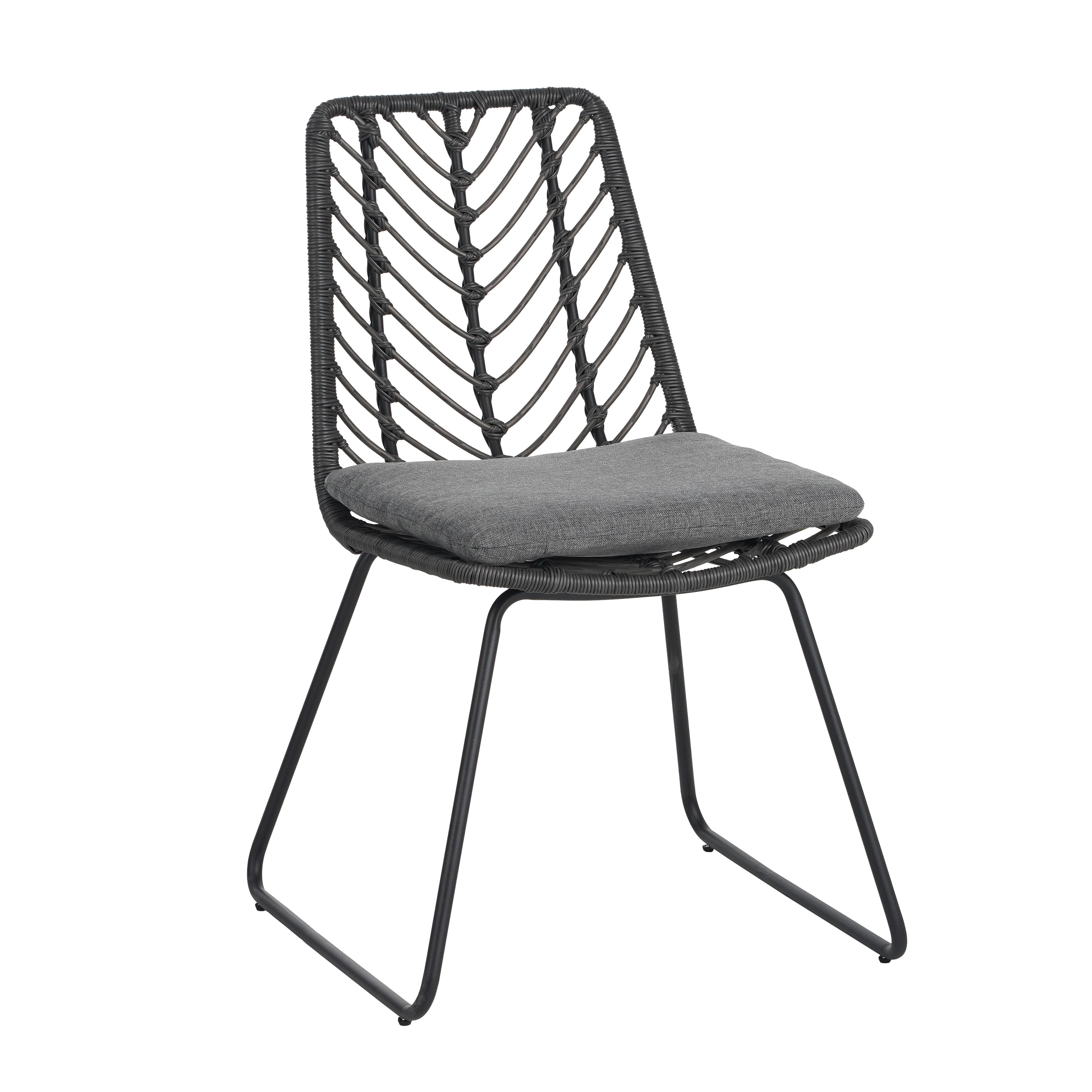 7 Pc Outdoor Wicker Dining Set for Patio
