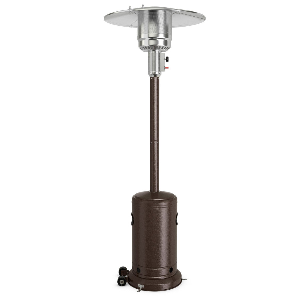 50000 BTU Garden Propane Standing LP Gas Steel Accessories Heater-Bronze