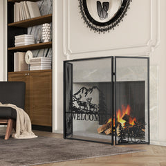 52 x 31 Inch Fireplace Screen