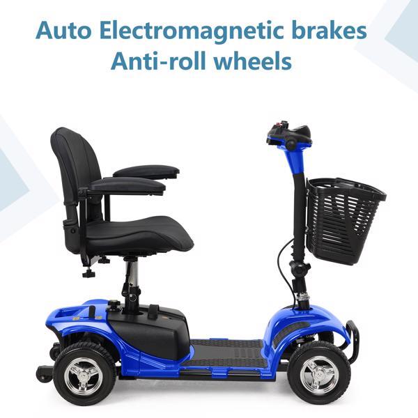 4-Wheel Mobile Scooter With Basket And Extended Battery - Prohibited Temu