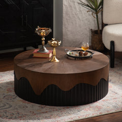 38.97' Round Coffee Table Handcrafted