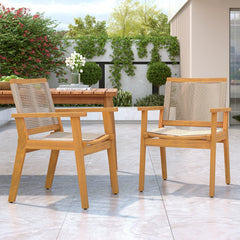 Outdoor Dining Chairs Set of 2