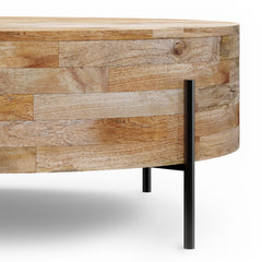 Rayburn Drum Coffee Table - Natural
