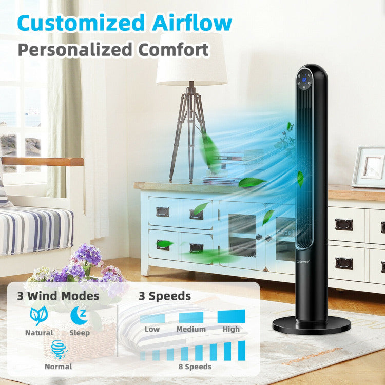 80° Oscillating Tower Fan