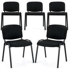 5 Pieces Elegant Conference Office Chair Set for Guest Reception-Set of 5