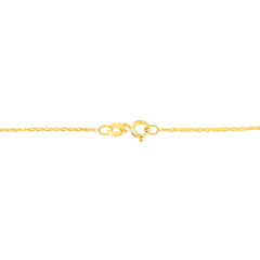 14K Yellow Gold Plated .925 Sterling Silver 1.00 Cttw Baguette Diamond Composite Open Heart 18" Inch Pendant Necklace (I-J Color, I1-I2 Clarity)