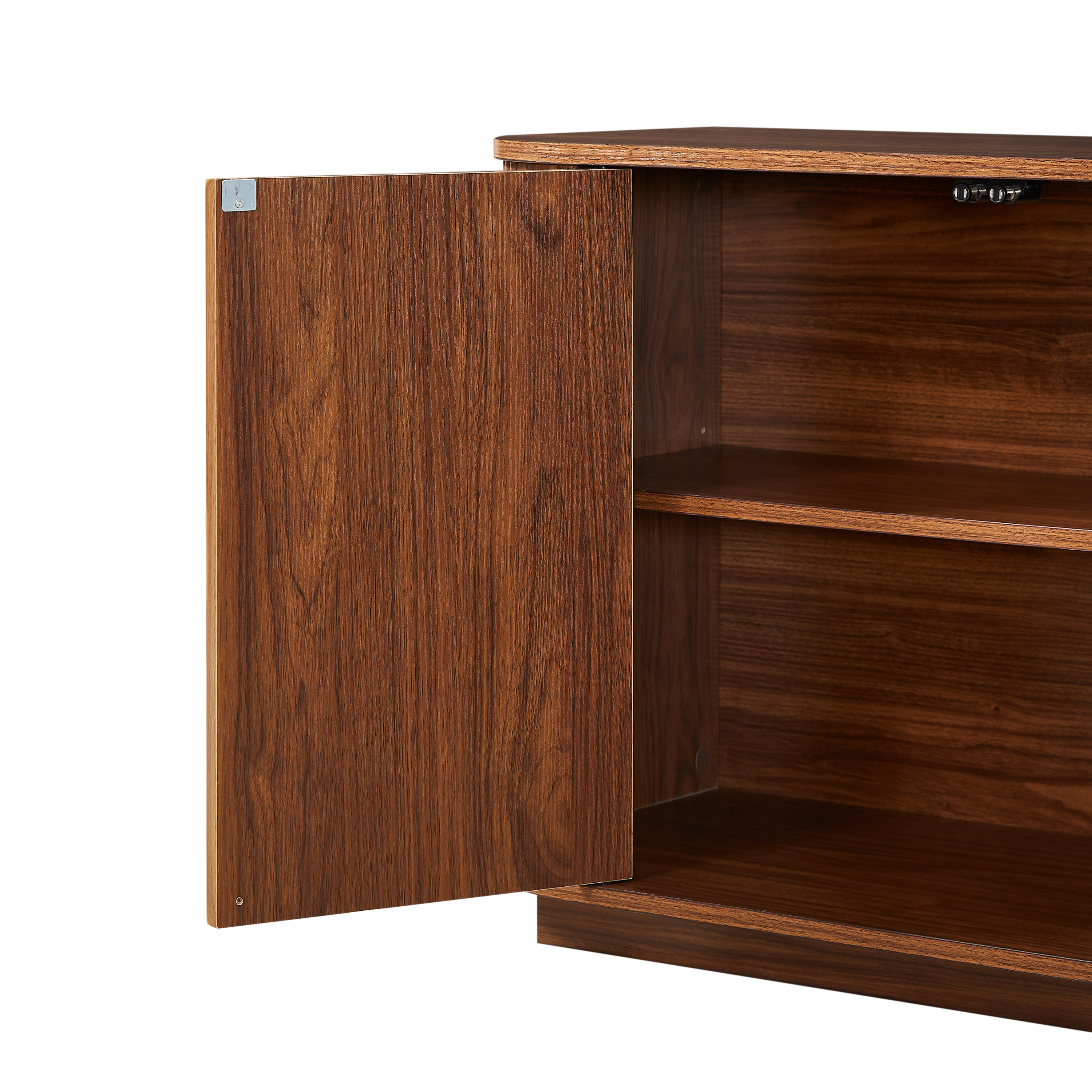 wave pattern sideboard storage cabinet