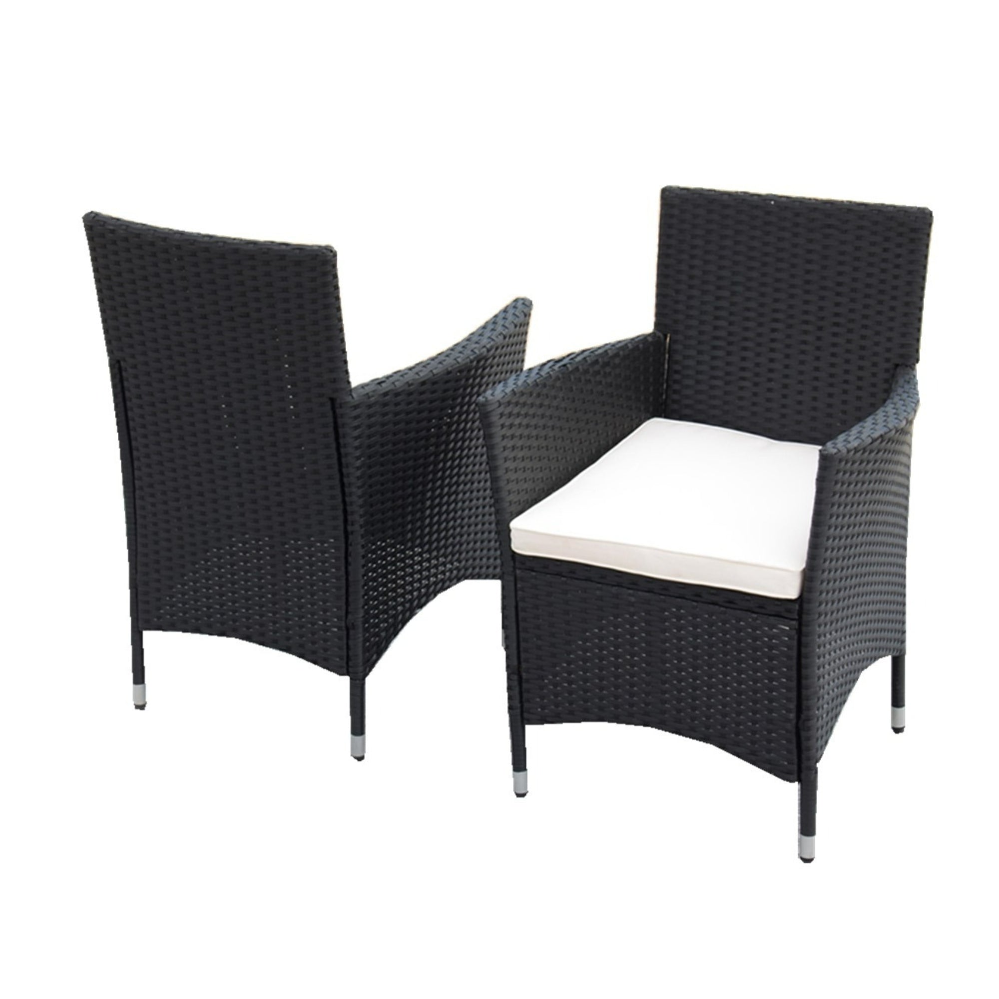 EELIFEE 5-Piece Outdoor Patio Wicker Dining Set with Acacia Wood Top