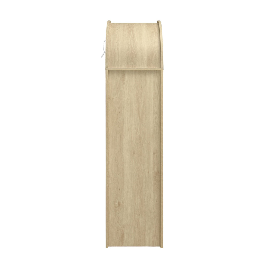 70.28" Tall Arched Kitchen Pantry Cabinet