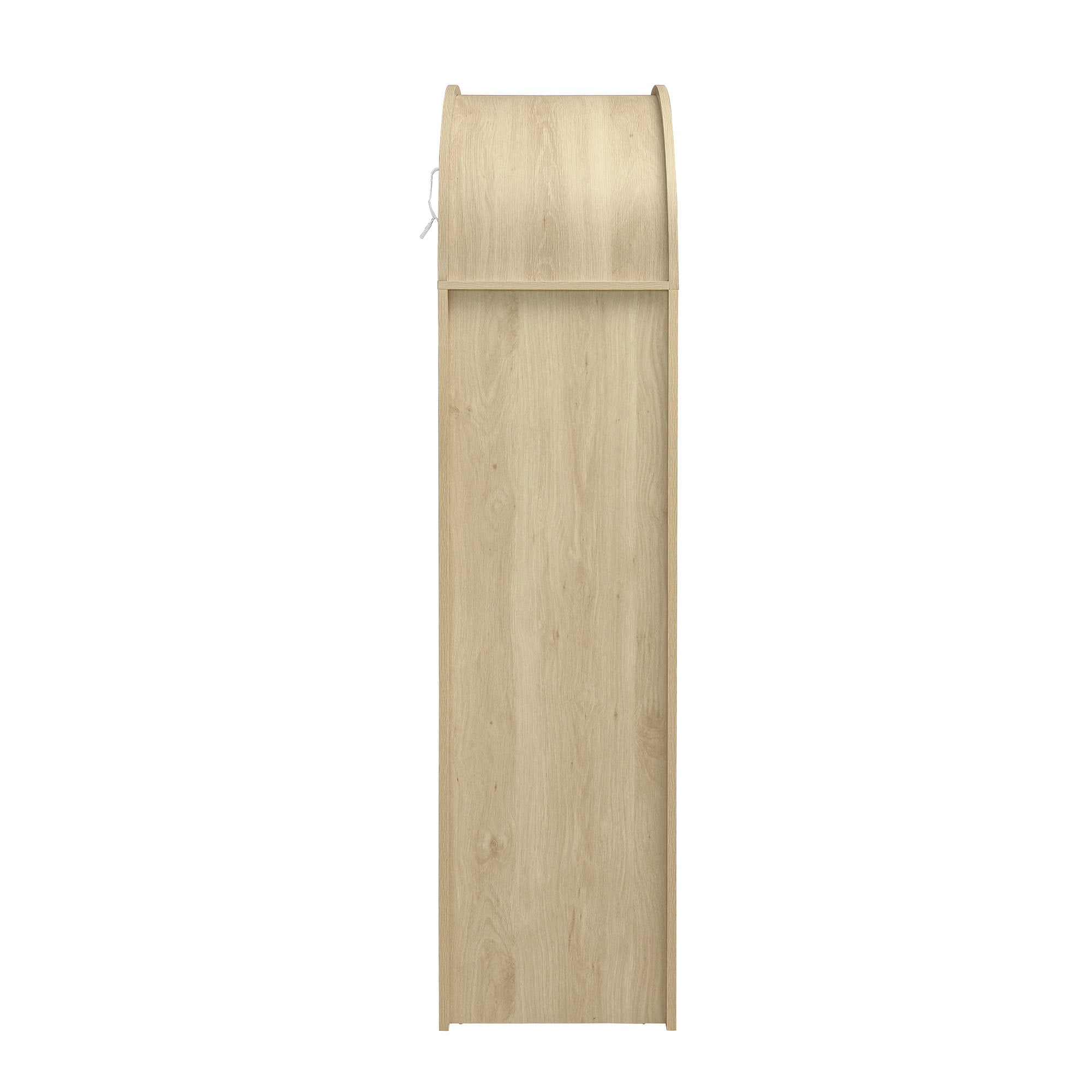 70.28" Tall Arched Kitchen Pantry Cabinet