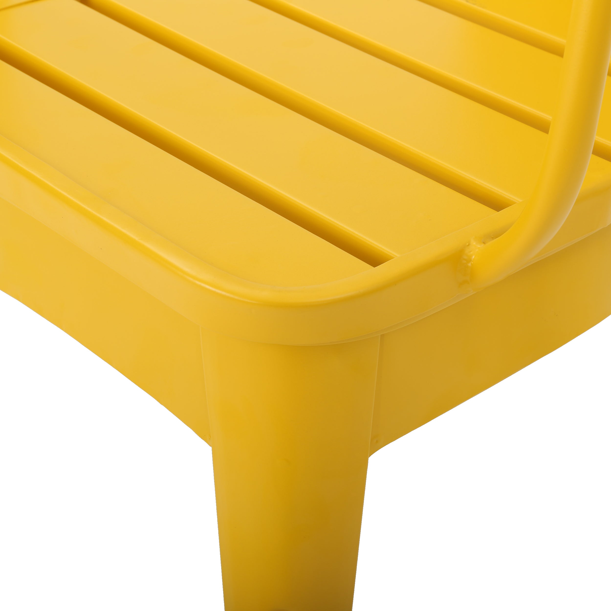 Bright Finish Colmar 3-Piece Yellow Iron Bistro Set