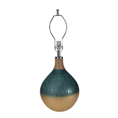 D16x28.5' Glass Table Lamp