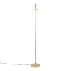 Icicle 65' Modern Swivel Floor Lamp in Gold Metal