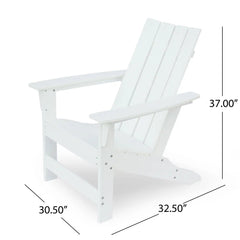 Enigmara Outdoor High Density Resin Adirondack Chair