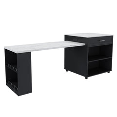 Expandable Kitchen Island With Power Outlet