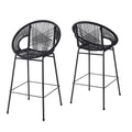 Outdoor Patio Barstool Set Weather Resistant