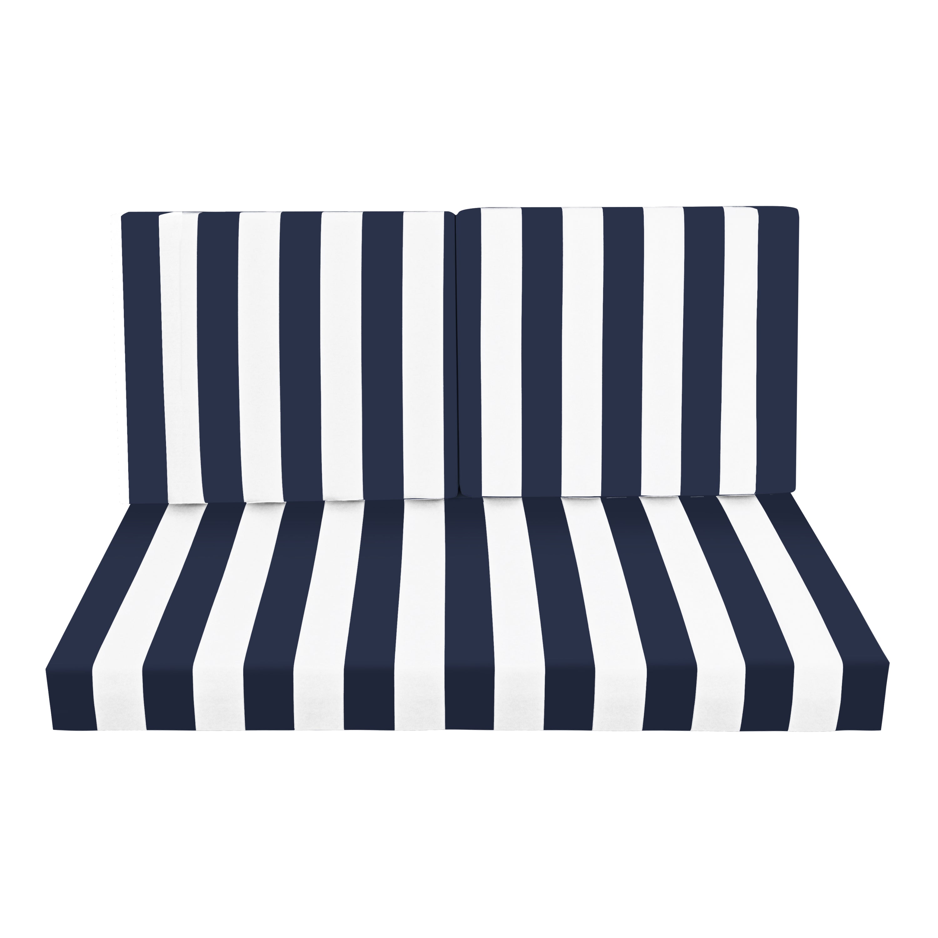 Outdoor Deep Seat Cushions for Patio Furniture, Set of 2