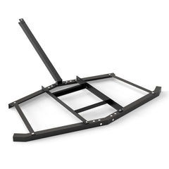 66" Wide Driveway Drag Tow Behind Landscape Leveling Rake with Reinforced Bars-Black