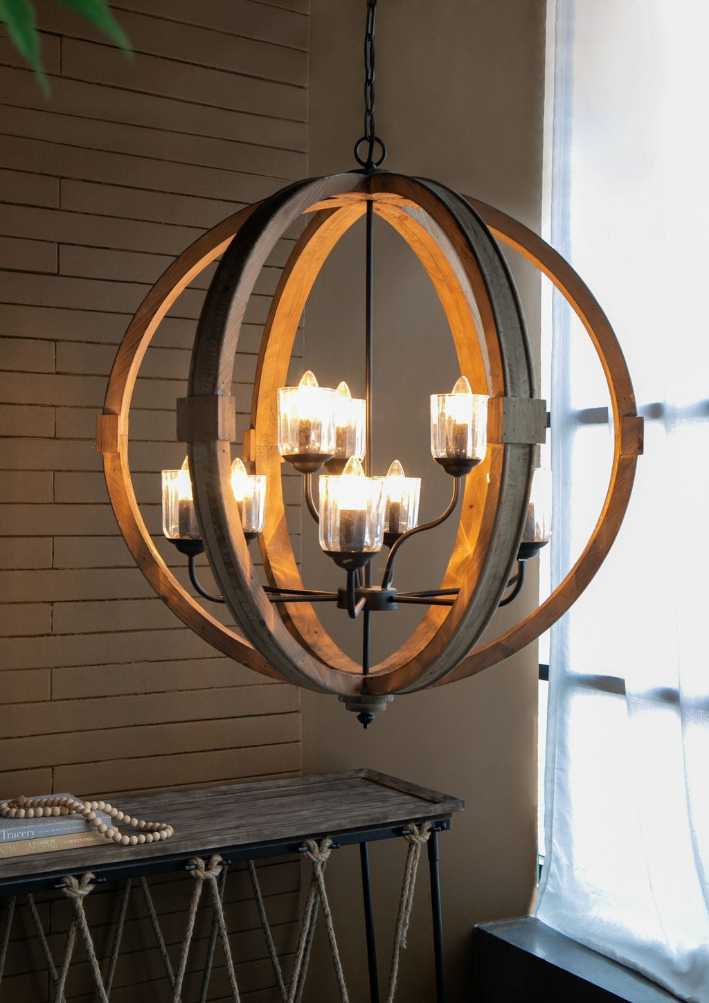 Chandelier Hanging Light Fixture With Adjustable Chain for Kitchen