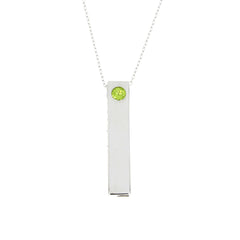 Peridot Fashion Pendants Sterling Silver