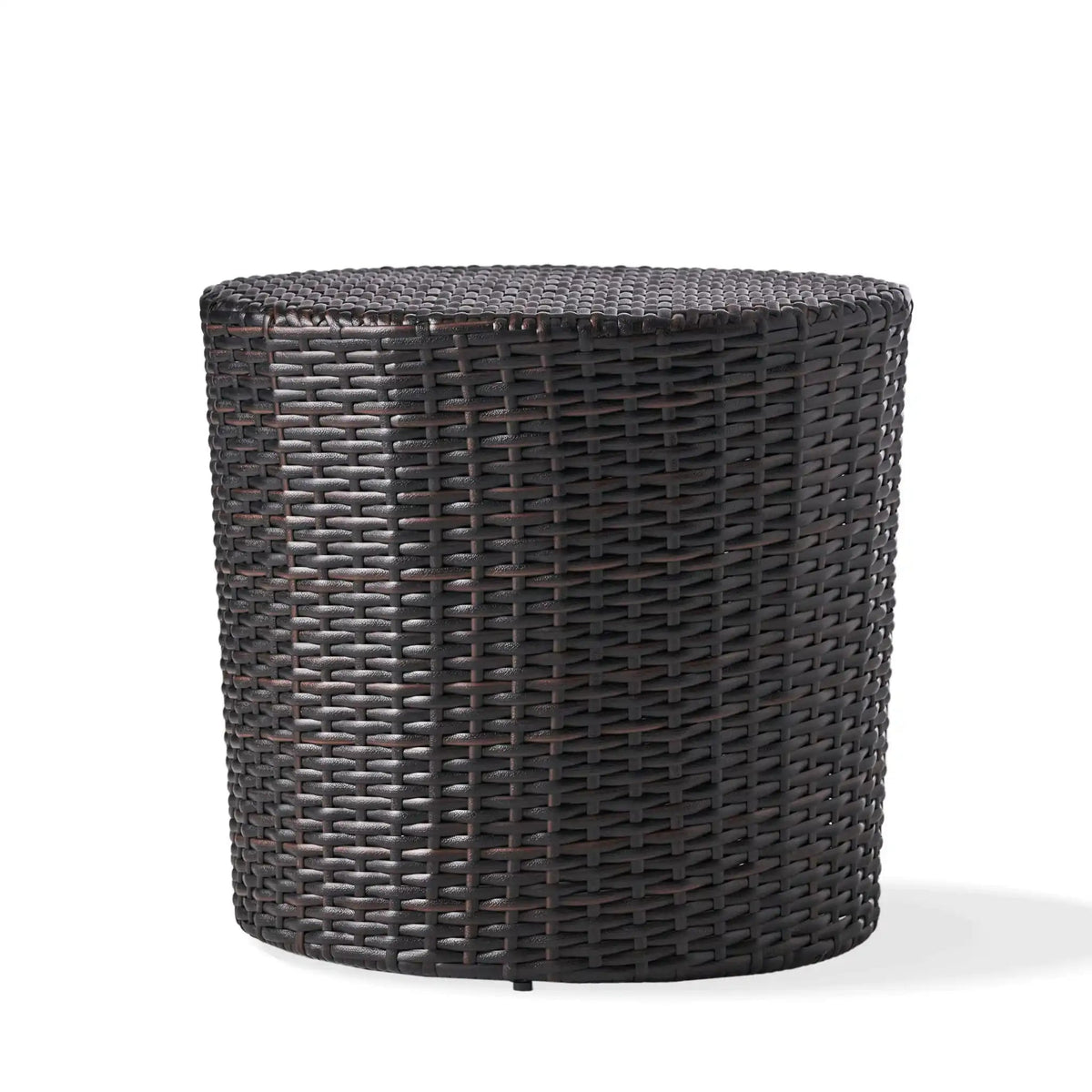 Barrel Side Table With Handcrafted Details
