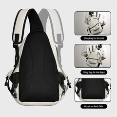 Pickleball Sling Bag - Grey