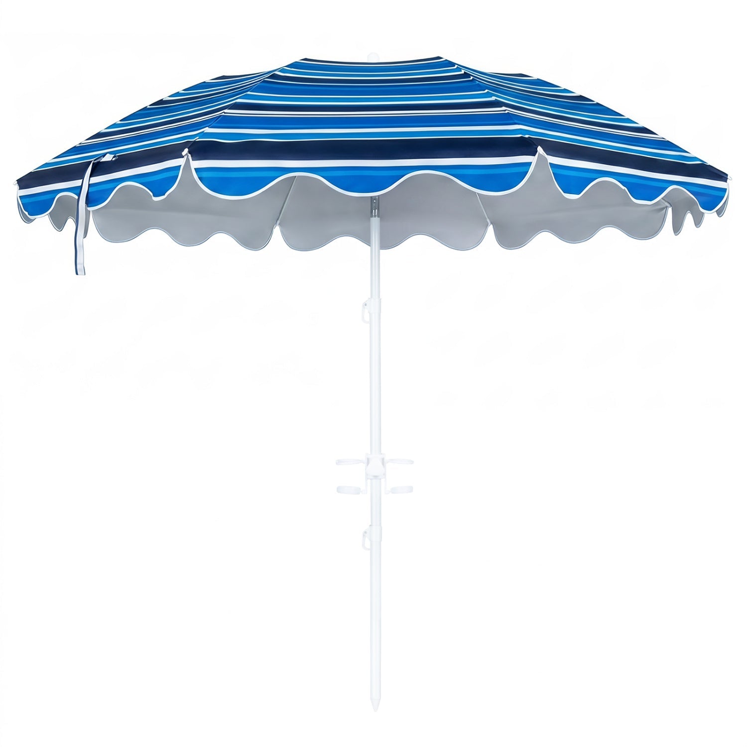 Beach Umbrella 6.5 FT with UPF 50+ Sun Protection & Sand Anchor