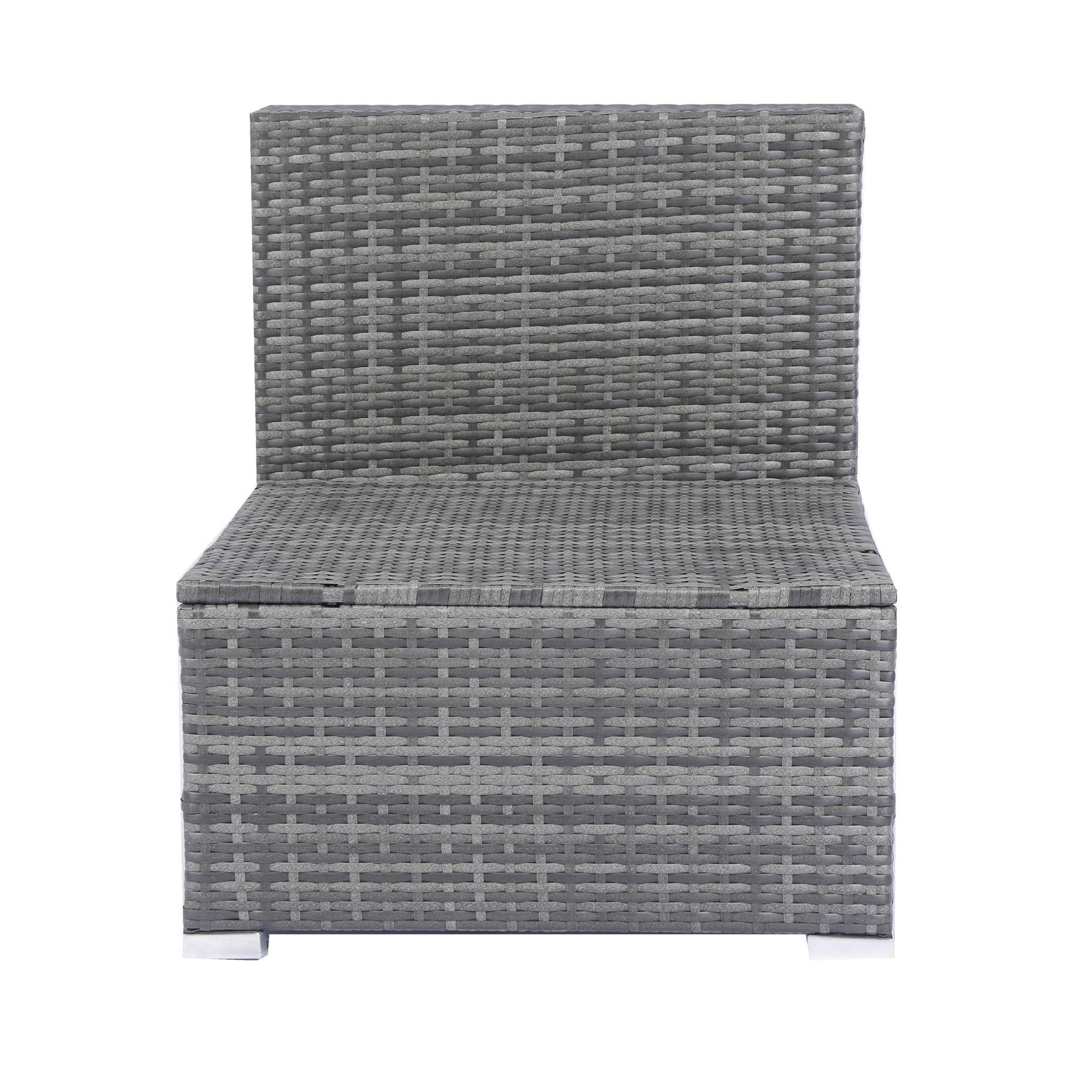 8 Piece Patio Sectional Wicker Rattan Outdoor Sofa Set with Storage Box