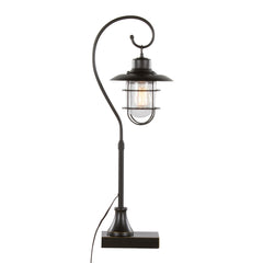 Landen 33" Contemporary Metal Task Lamp in Oil Rubbed Bronze - Set of 2
