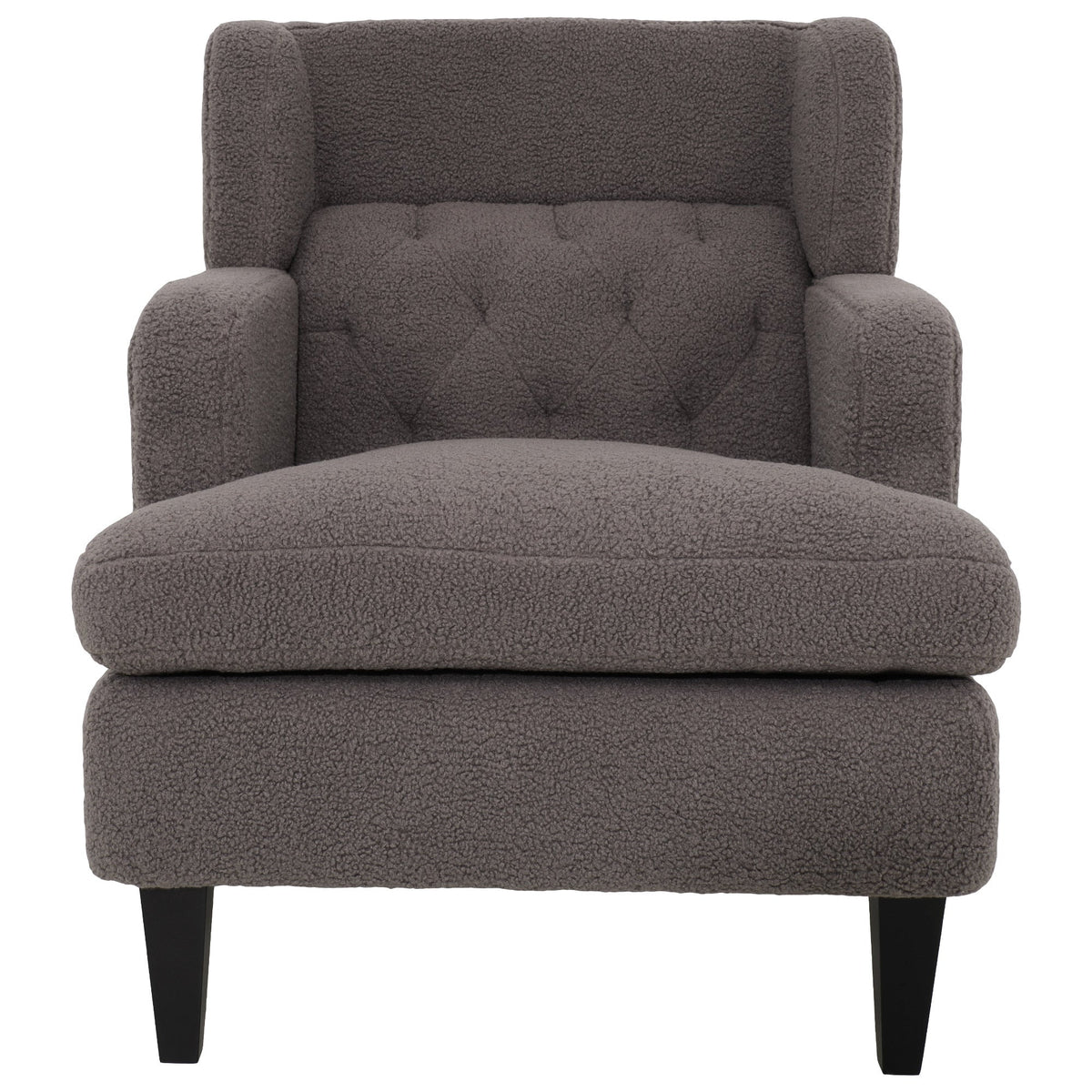 Modern Upholstered Accent Chair Tufted Armchair