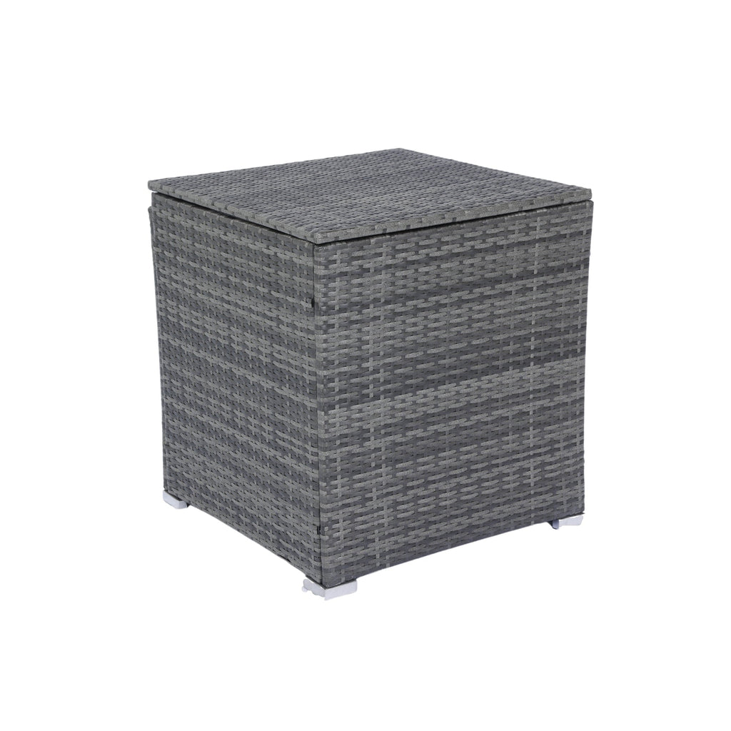 8 Piece Patio Sectional Wicker Rattan Outdoor Sofa Set with Storage Box