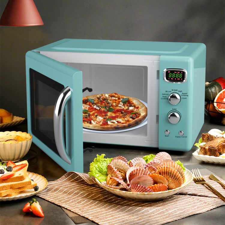 Retro Countertop Compact Microwave Oven – Lowescoshippingco