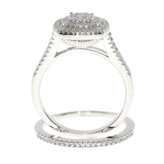 Cubic Zirconium CZ SS Bridal Sterling Silver