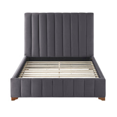 Upholstered Wingback Bed
