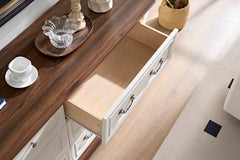 Farmhouse Style 6 Drawer Dresser Chest with Base Wooden Rustic Chest