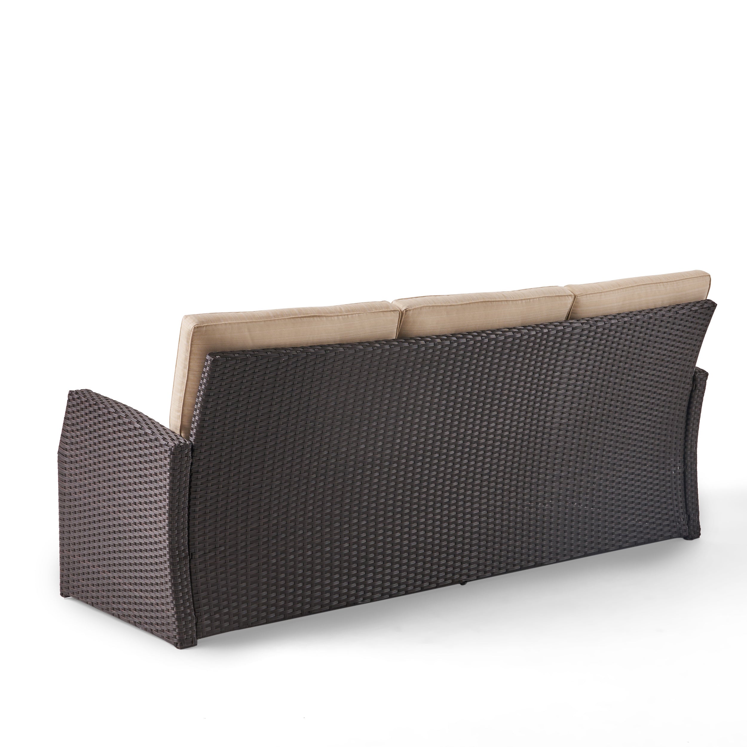 The All-Weather Steel-Framed Three-Seater Patio Sofa