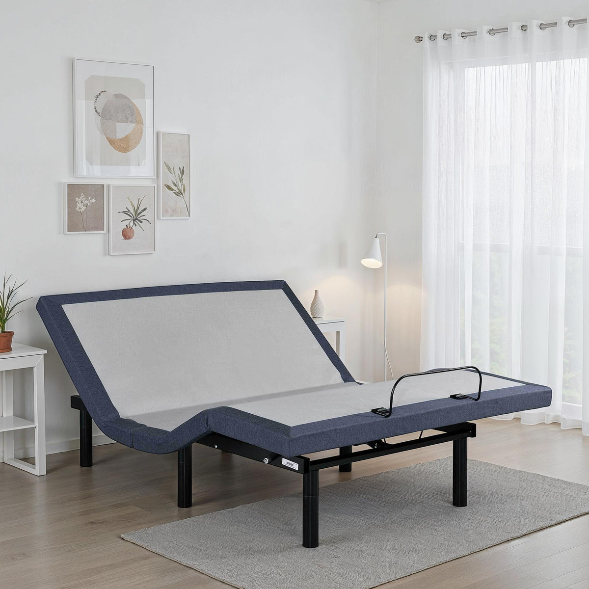 Full Adjustable Bed Base with Head and Foot Position Adjustments