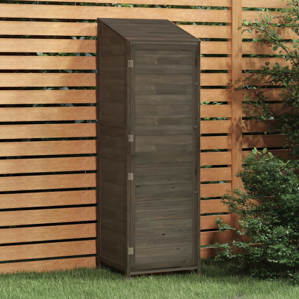 vidaXL Outdoor Storage Shed Garden Shed Wooden Storage Shed Solid Fir Wood