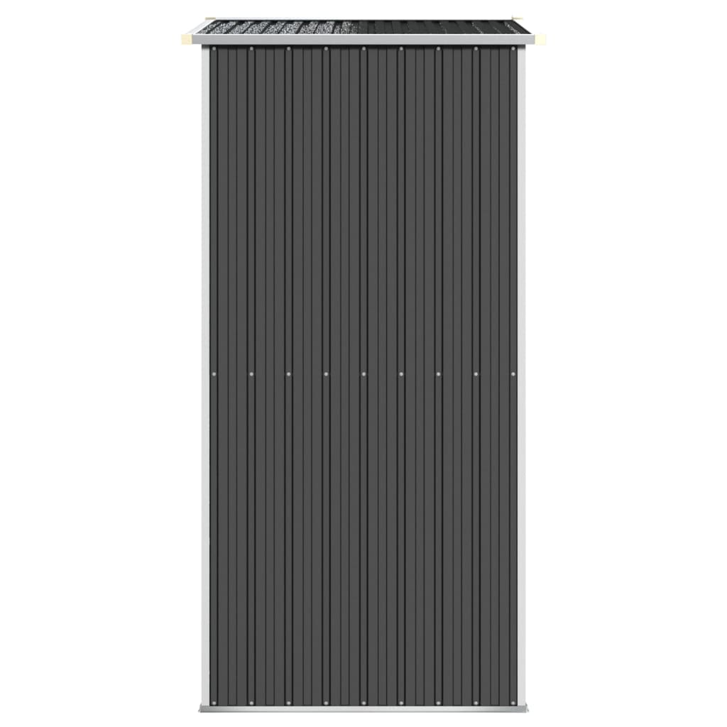 NNEVL Garden Shed Anthracite 192x108x223 cm Galvanised Steel