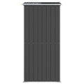 NNEVL Garden Shed Anthracite 192x108x223 cm Galvanised Steel