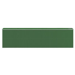 NNEVL Garden Shed Green 192x772x223 cm Galvanised Steel
