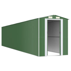 NNEVL Garden Shed Green 192x1021x223 cm Galvanised Steel