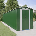 NNEVL Garden Shed Green 192x1021x223 cm Galvanised Steel