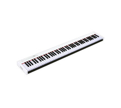88-Key Portable Full-Size Semi-weighted Digital Piano Keyboard-White